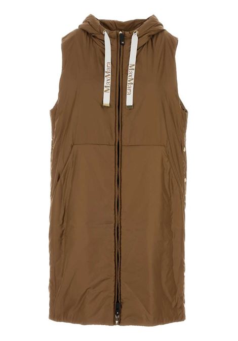 Brown greengil midi vest Maxmara the cube - women MAXMARA THE CUBE | Outerwear | 2429296064600051